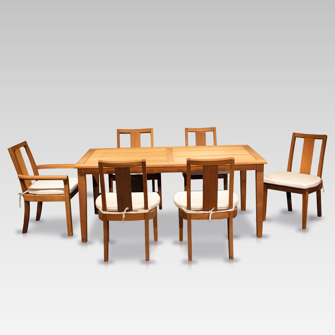 Ecolux ROSE AHŞAP 6 KİŞİLİK Yemek Takımı