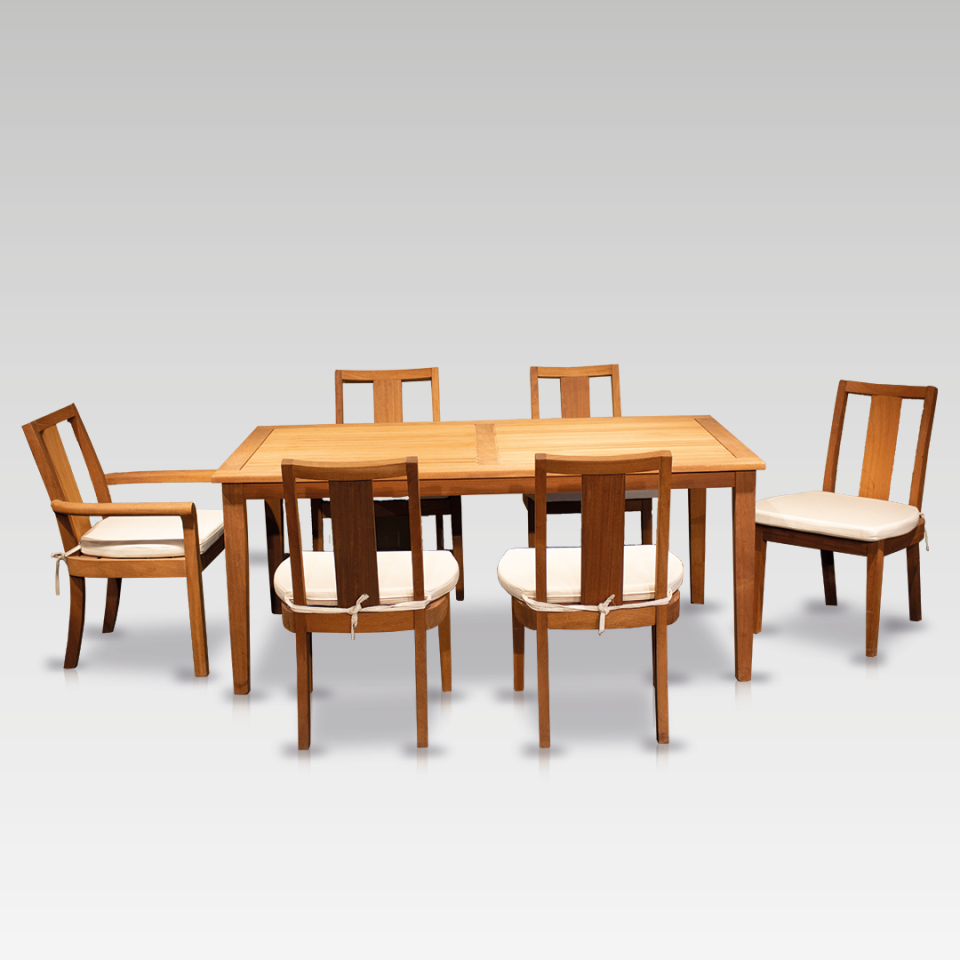 Ecolux ROSE AHŞAP 6 KİŞİLİK Yemek Takımı