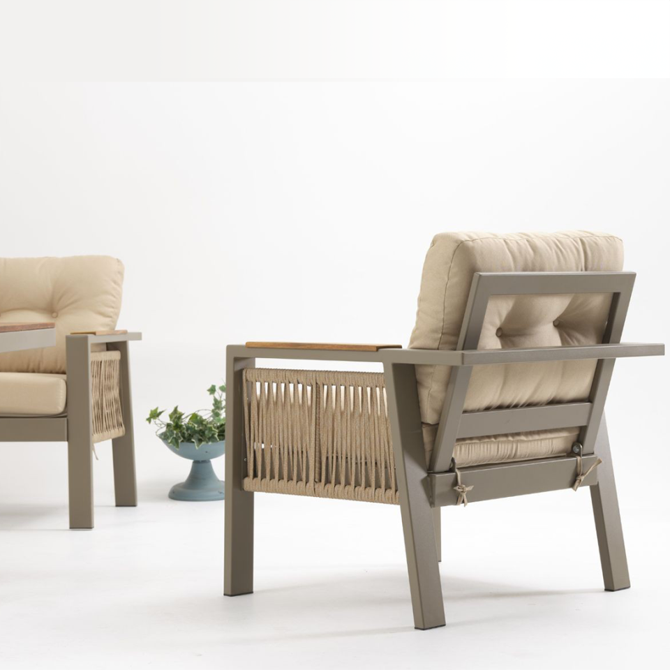 Ecolux LARİSSA Aluminyum Bahçe Oturma Grubu