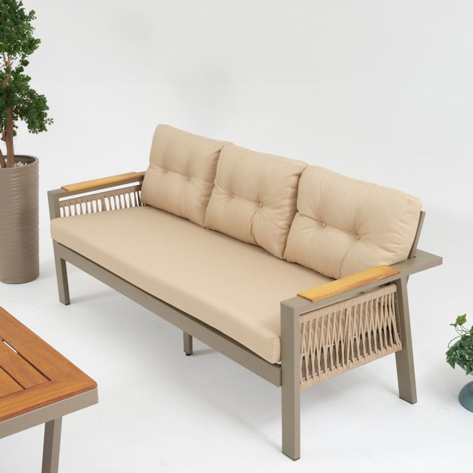 Ecolux LARİSSA Aluminyum Bahçe Oturma Grubu