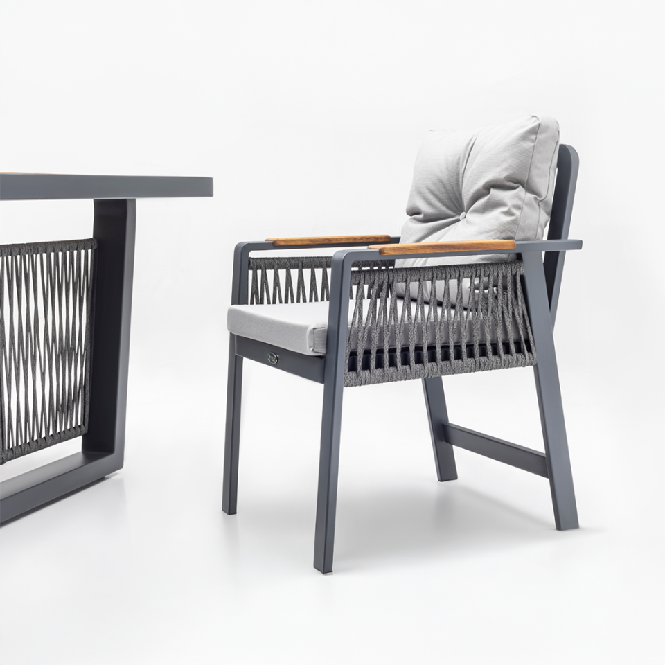 Ecolux ARTEMİS 6 Kişilik Bahçe Yemek Takımı