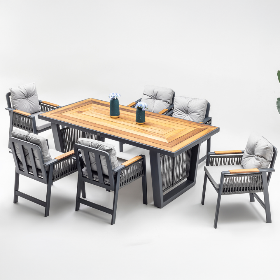 Ecolux ARTEMİS 6 Kişilik Bahçe Yemek Takımı