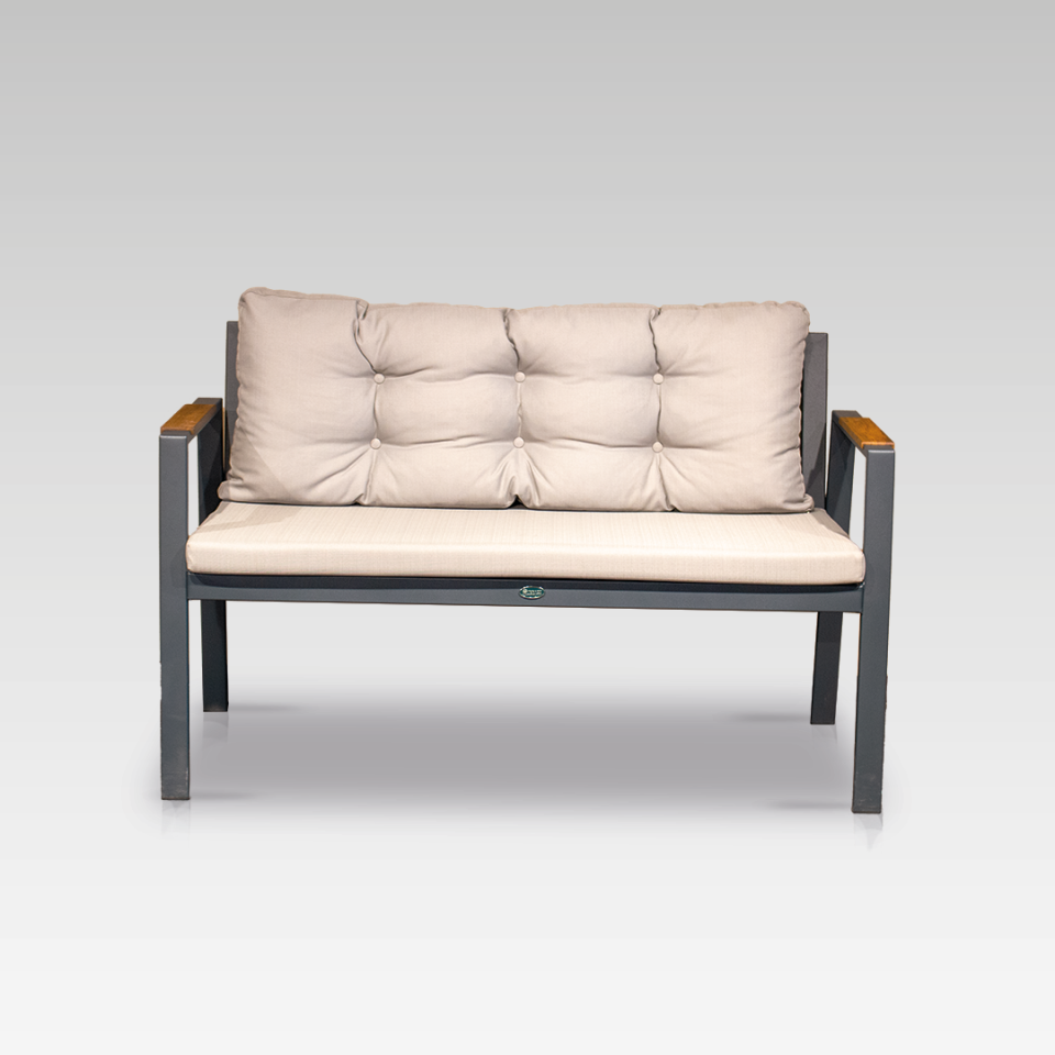 Ecolux EFES MİNİ 2-1-1 Bahçe Balkon Alüminyum Oturma Grubu