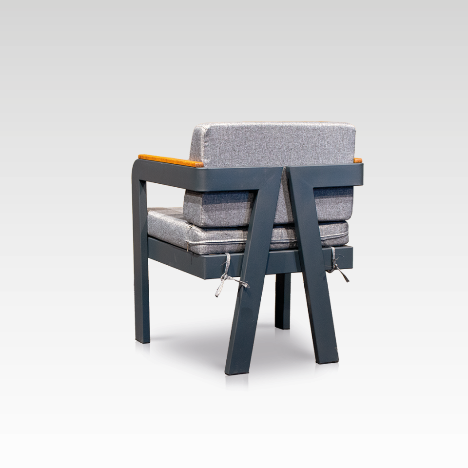 Ecolux ATLANTİS MİNİ 2-1-1 Alüminyum Bahçe Balkon Oturma Grubu