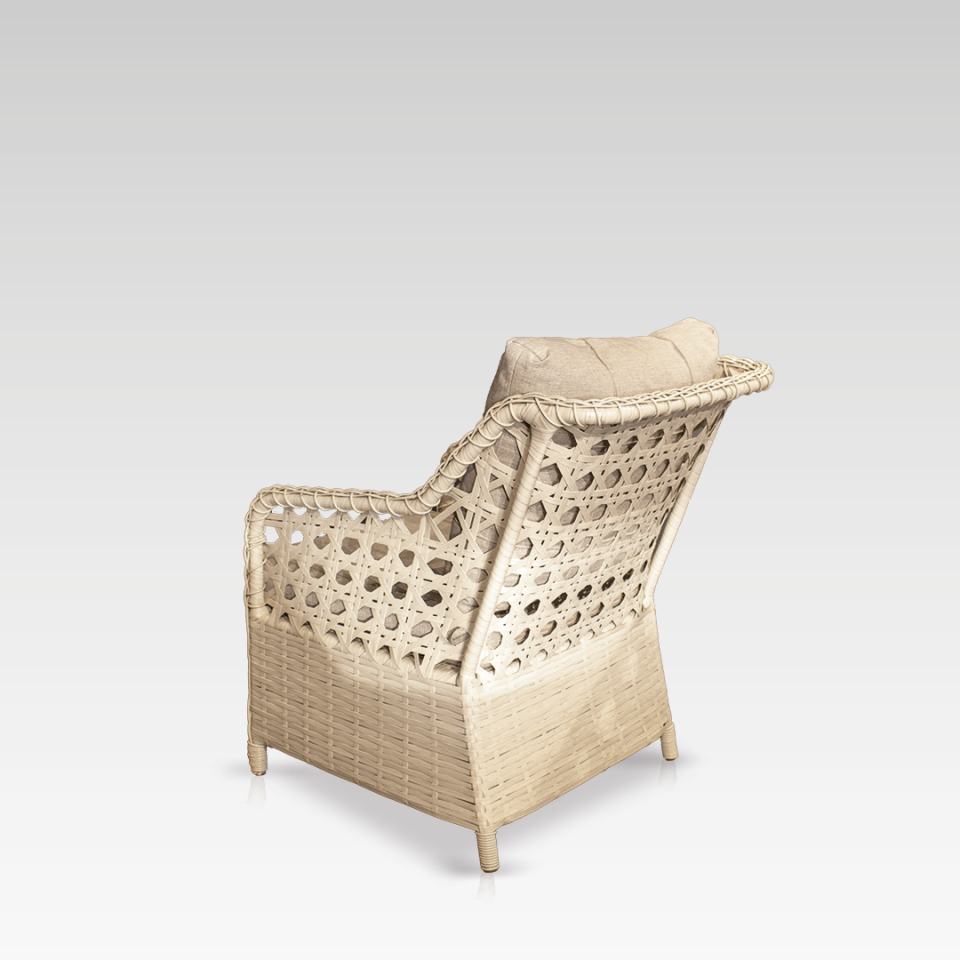 Ecolux ALTO 2+1+1 Rattan Bahçe Balkon Oturma Grubu