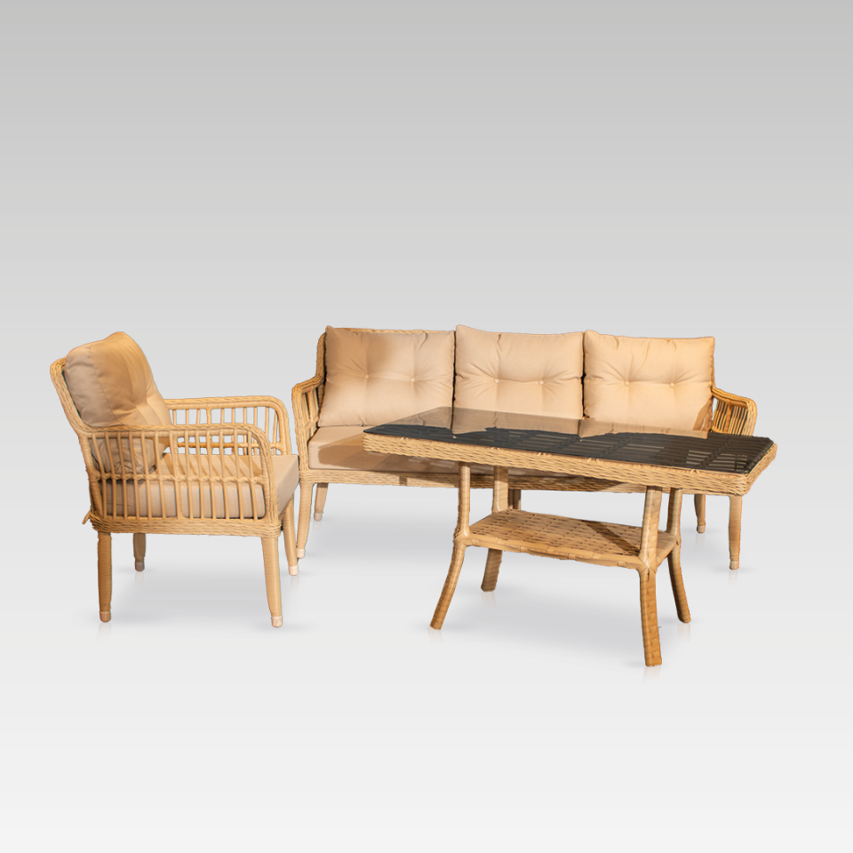 Ecolux MIDILLI MIDI Rattan Oturma Grubu