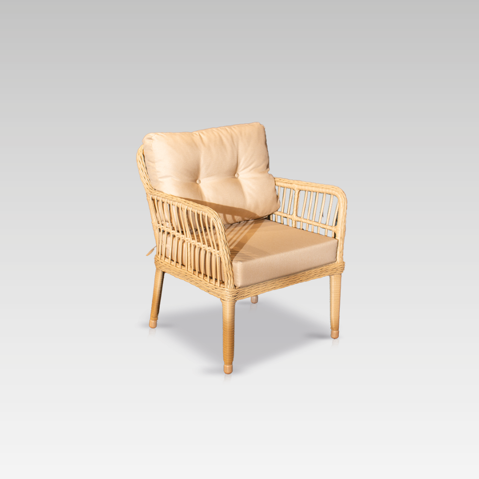 Ecolux MIDILLI MIDI 3-1-1 Rattan Bahçe Balkon Oturma Grubu