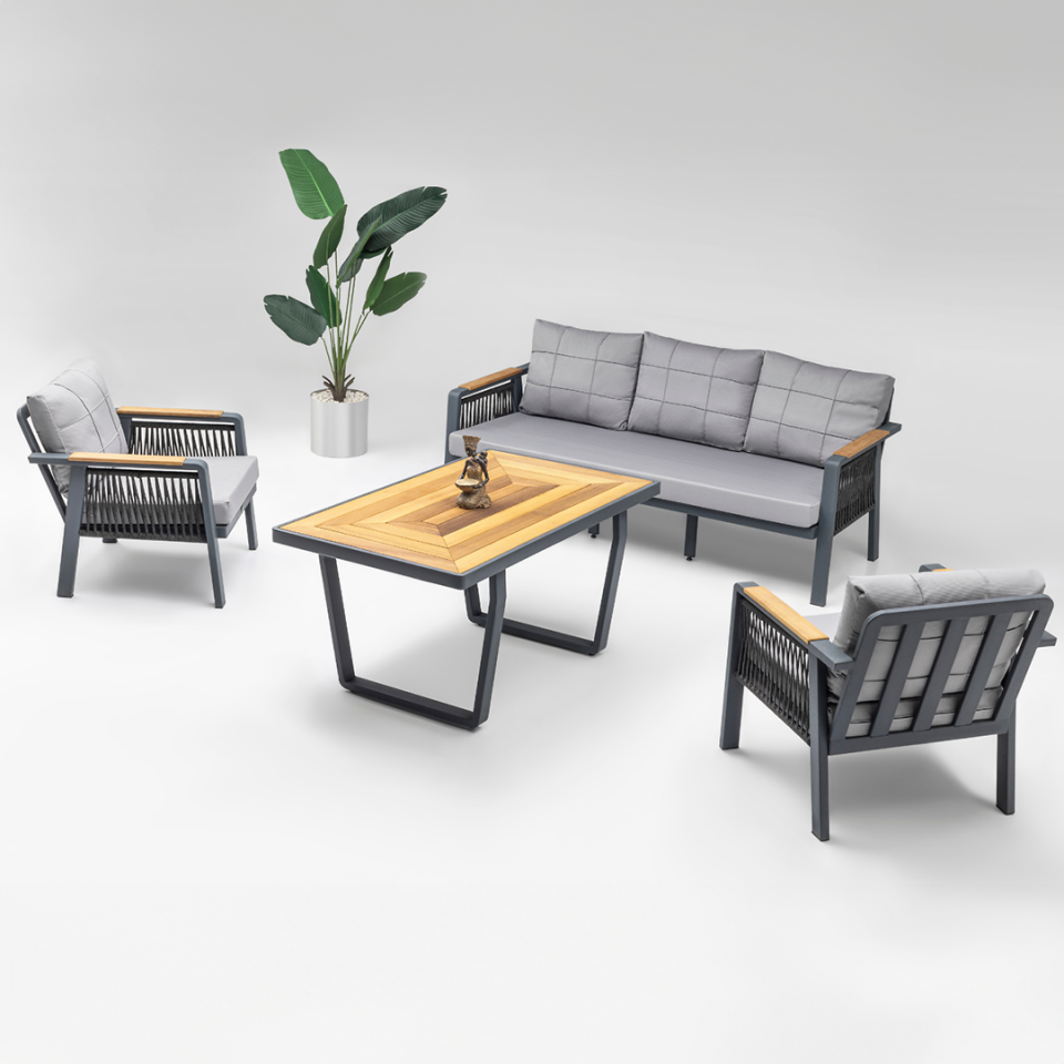 Ecolux ARTEMIS PLUS 3-1-1 Bahçe Balkon Oturma Grubu