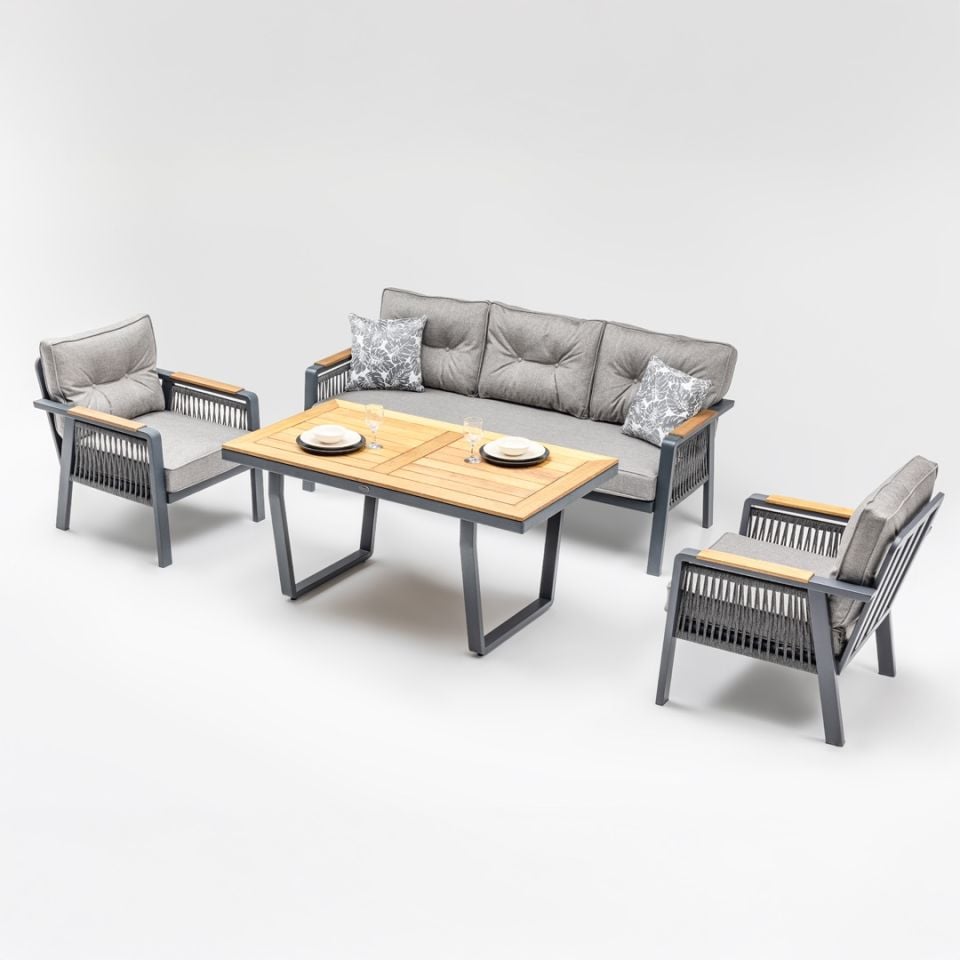 Ecolux ARTEMIS PLUS 3-1-1 Bahçe Balkon Oturma Grubu