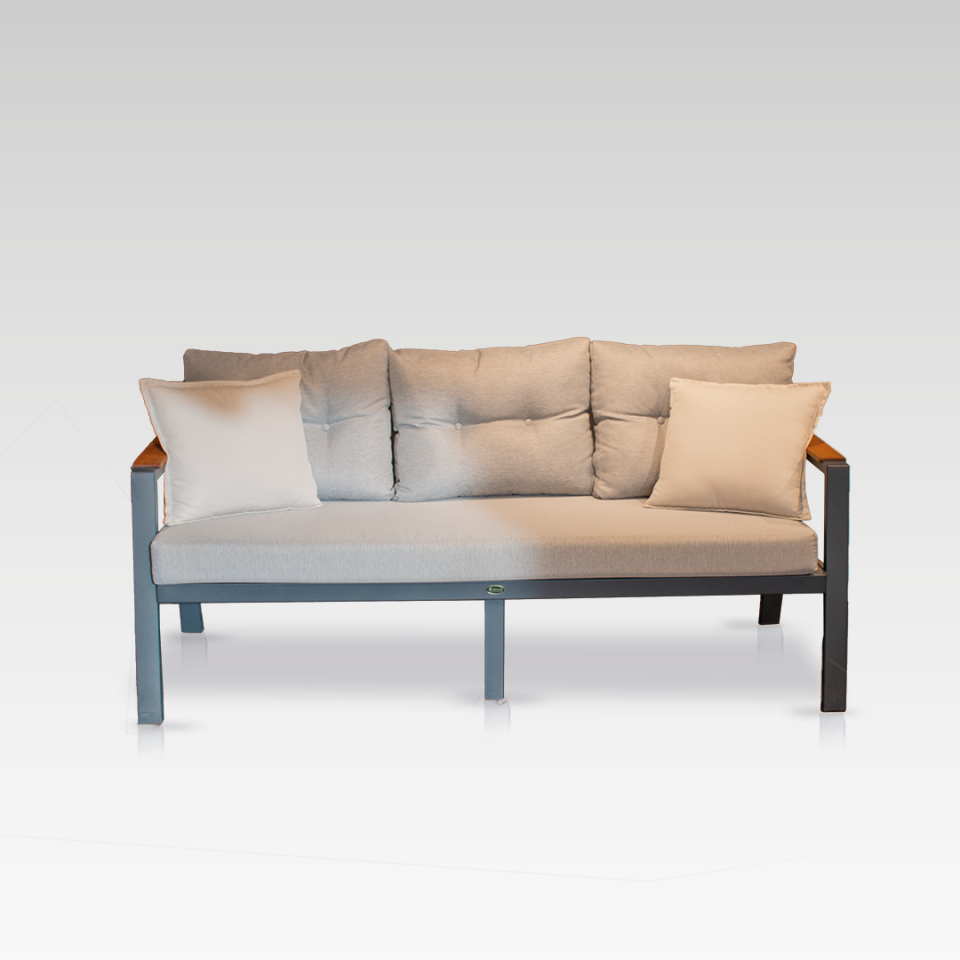 Ecolux EFES MİDİ 3+1+1 Bahçe Balkon Alüminyum Profil Oturma Grubu