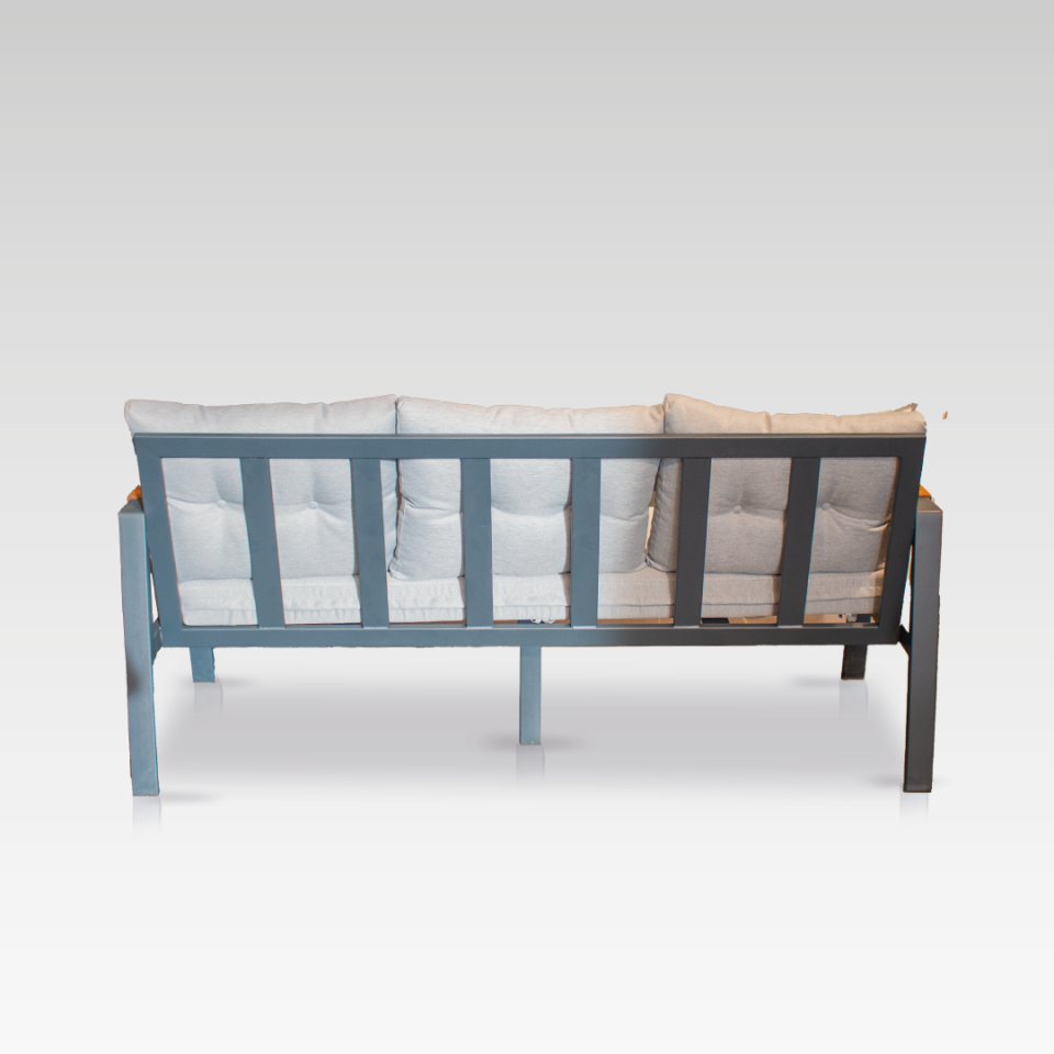 Ecolux EFES MİDİ 3+1+1 Bahçe Balkon Alüminyum Profil Oturma Grubu