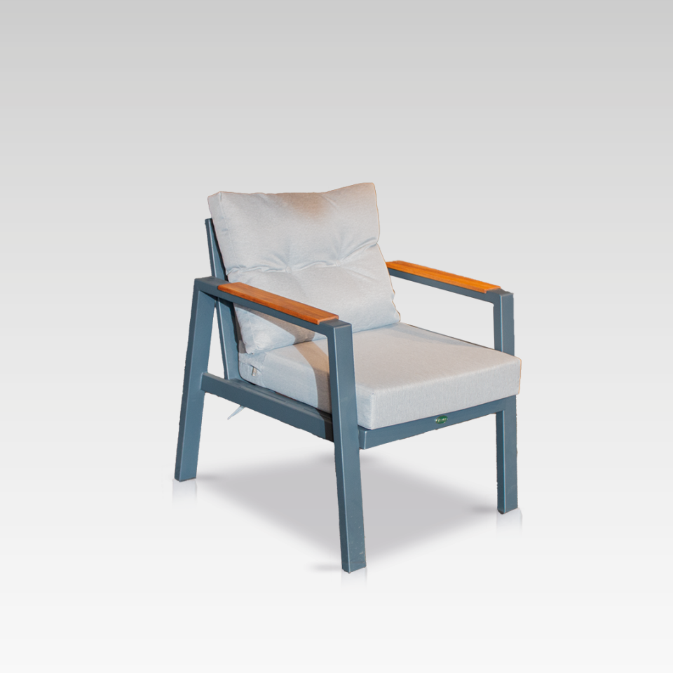 Ecolux EFES MİDİ 3+1+1 Bahçe Balkon Alüminyum Profil Oturma Grubu