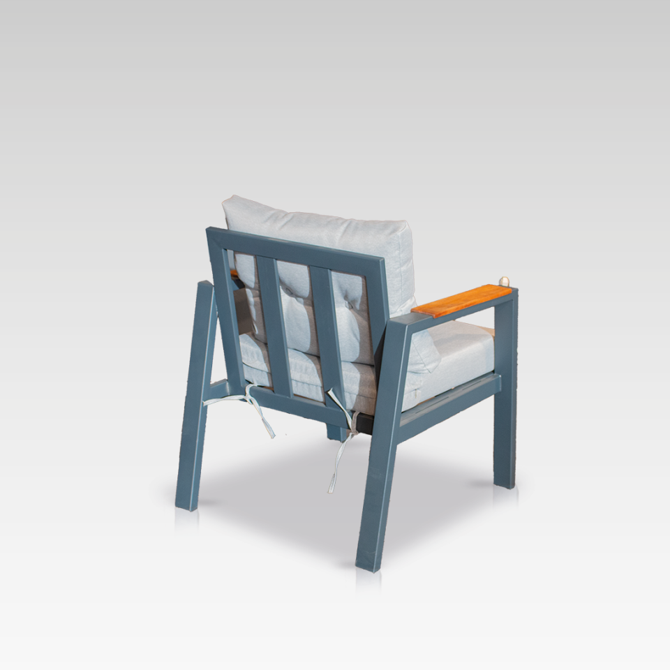 Ecolux EFES MİDİ 3+1+1 Bahçe Balkon Alüminyum Profil Oturma Grubu