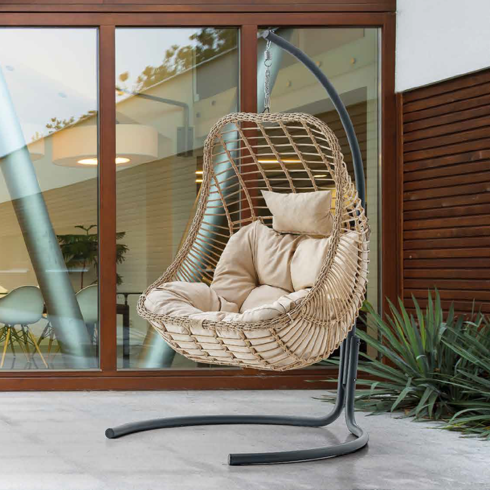 Ecolux Badem Rattan Salıncak
