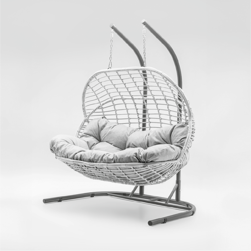 Ecolux OSCAR 2 Lİ Rattan Salıncak