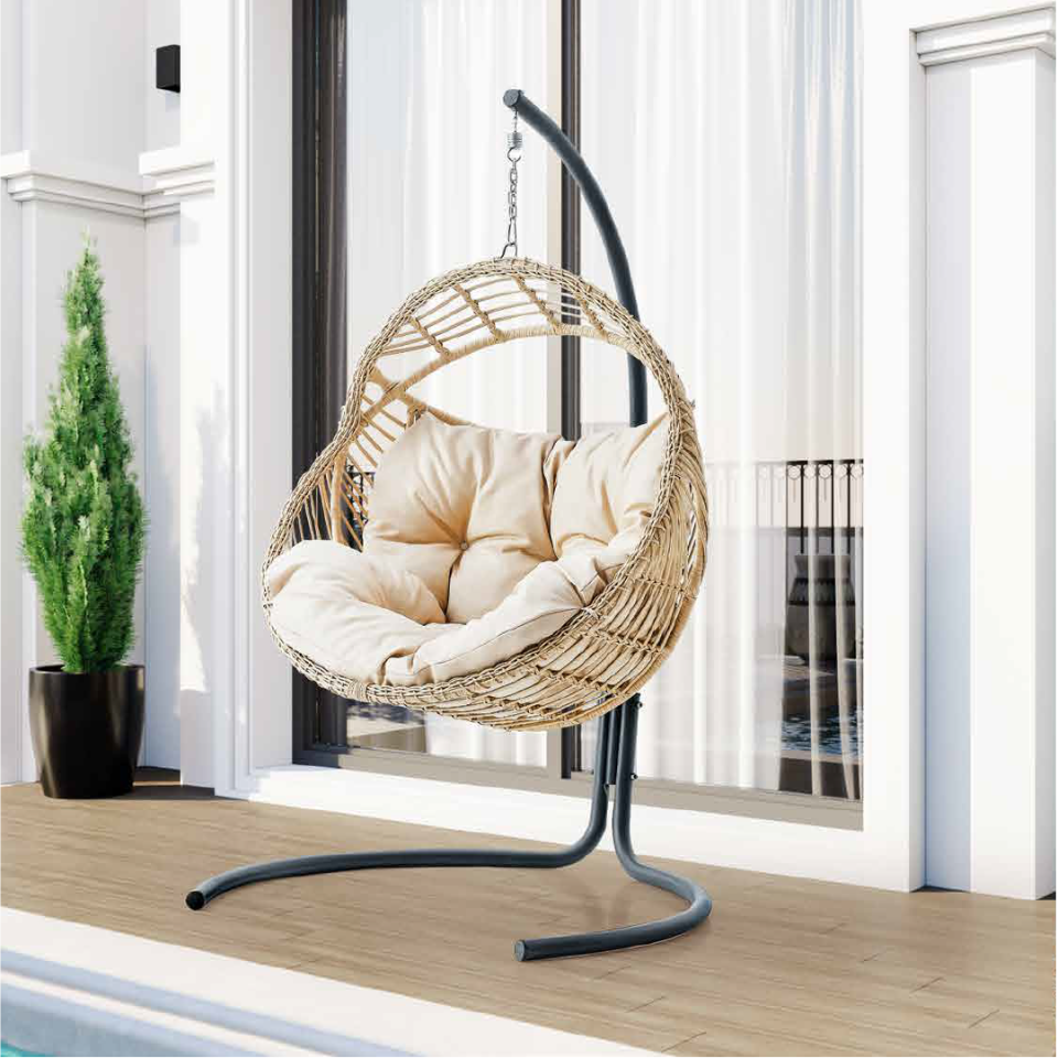 Ecolux SOLARİS Rattan Salıncak