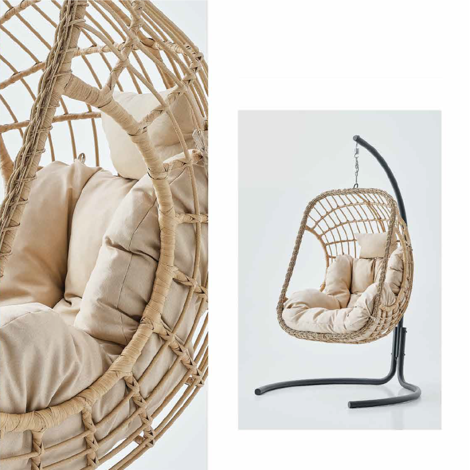Ecolux TOLEDO Rattan Salıncak
