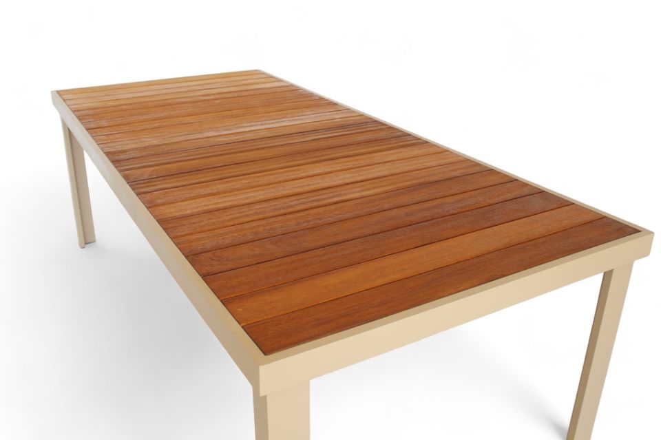 Ecolux SIENNA 8 Kişilik Alüminyum Yemek Masası