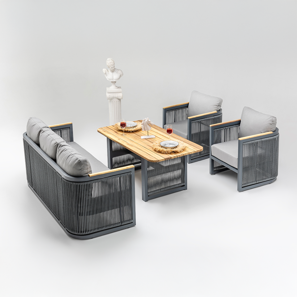 Ecolux SCARLET Aluminyum Oturma Grubu