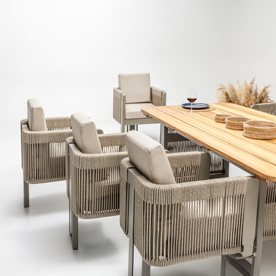 Ecolux JEX Alüminyum 8 KİŞİLİK Yemek Takımı