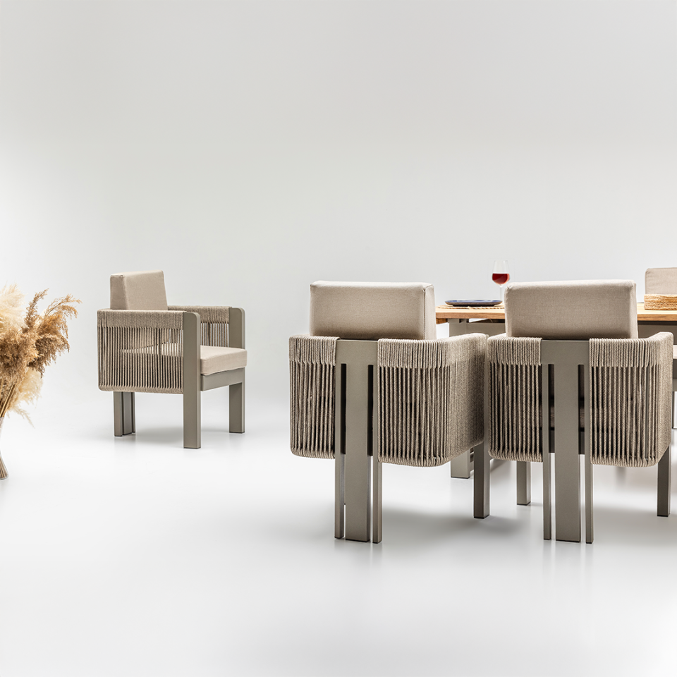 Ecolux JEX Alüminyum 8 KİŞİLİK Yemek Takımı