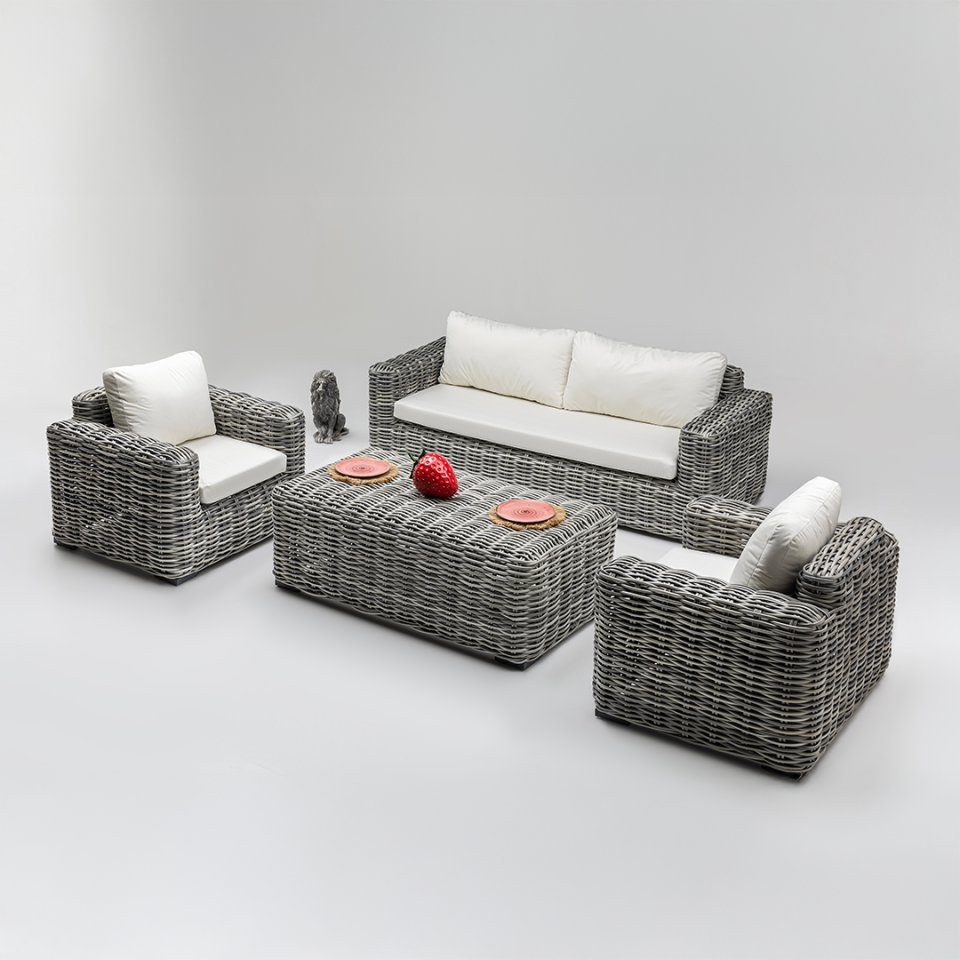 Ecolux MARCEL Rattan Bahçe Oturma Grubu
