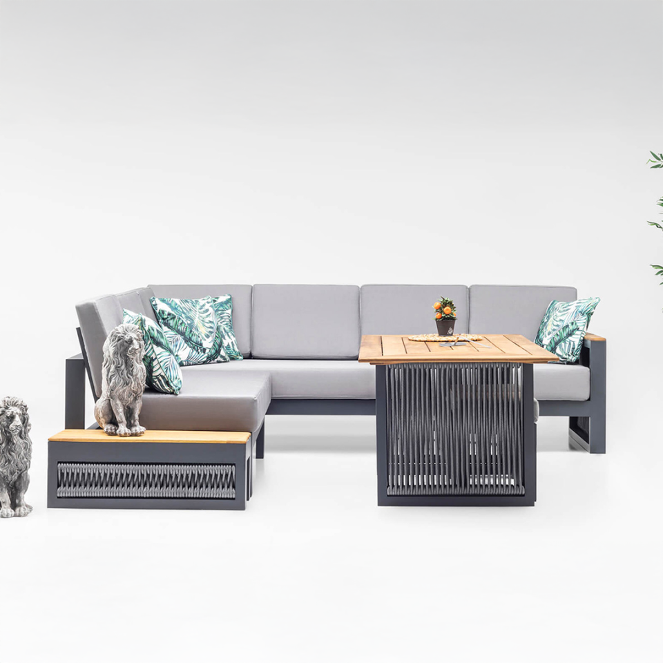 Ecolux ALEX Aluminyum Köşe Oturma Grubu