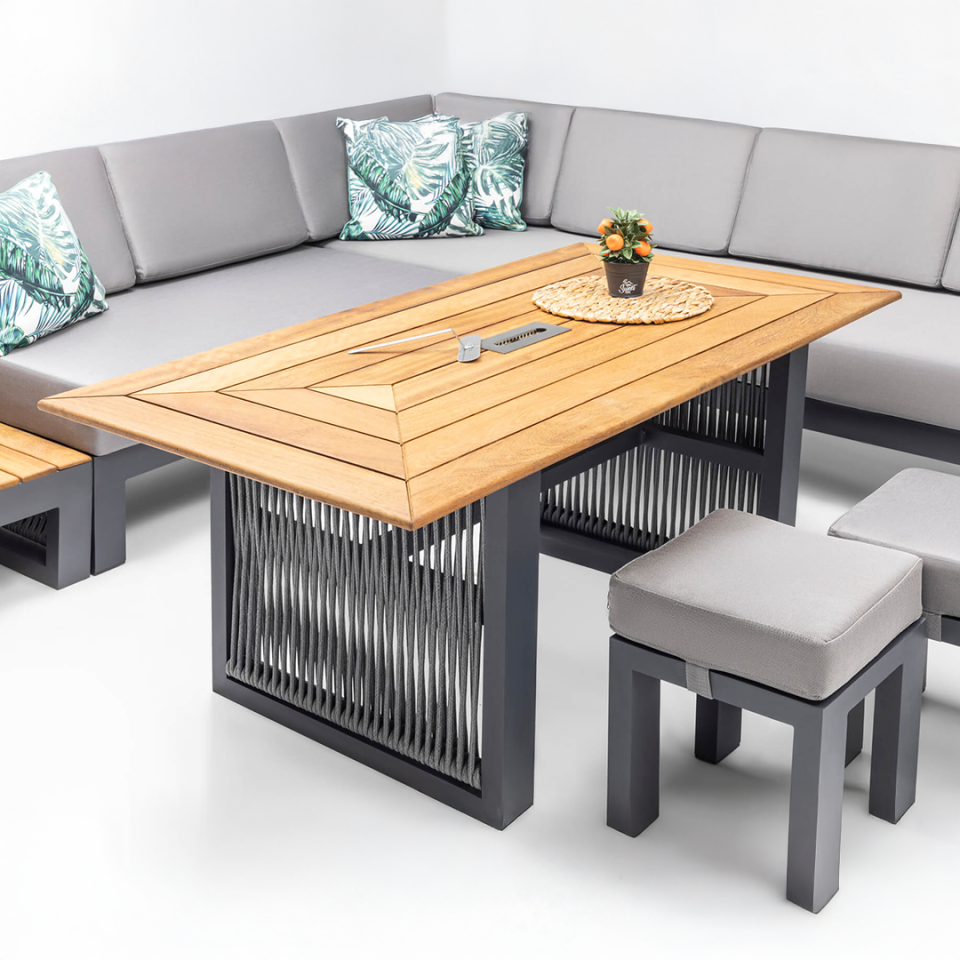 Ecolux ALEX Aluminyum Köşe Oturma Grubu