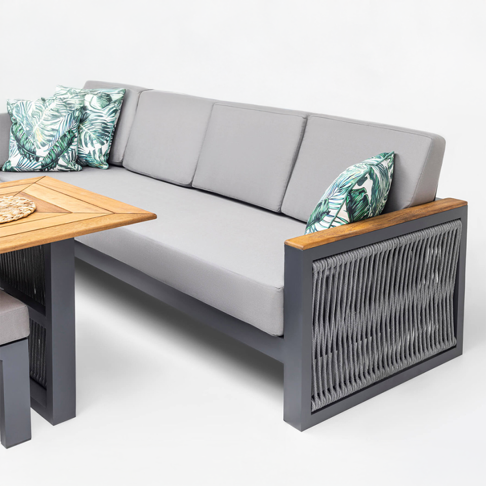 Ecolux ALEX Aluminyum Köşe Oturma Grubu