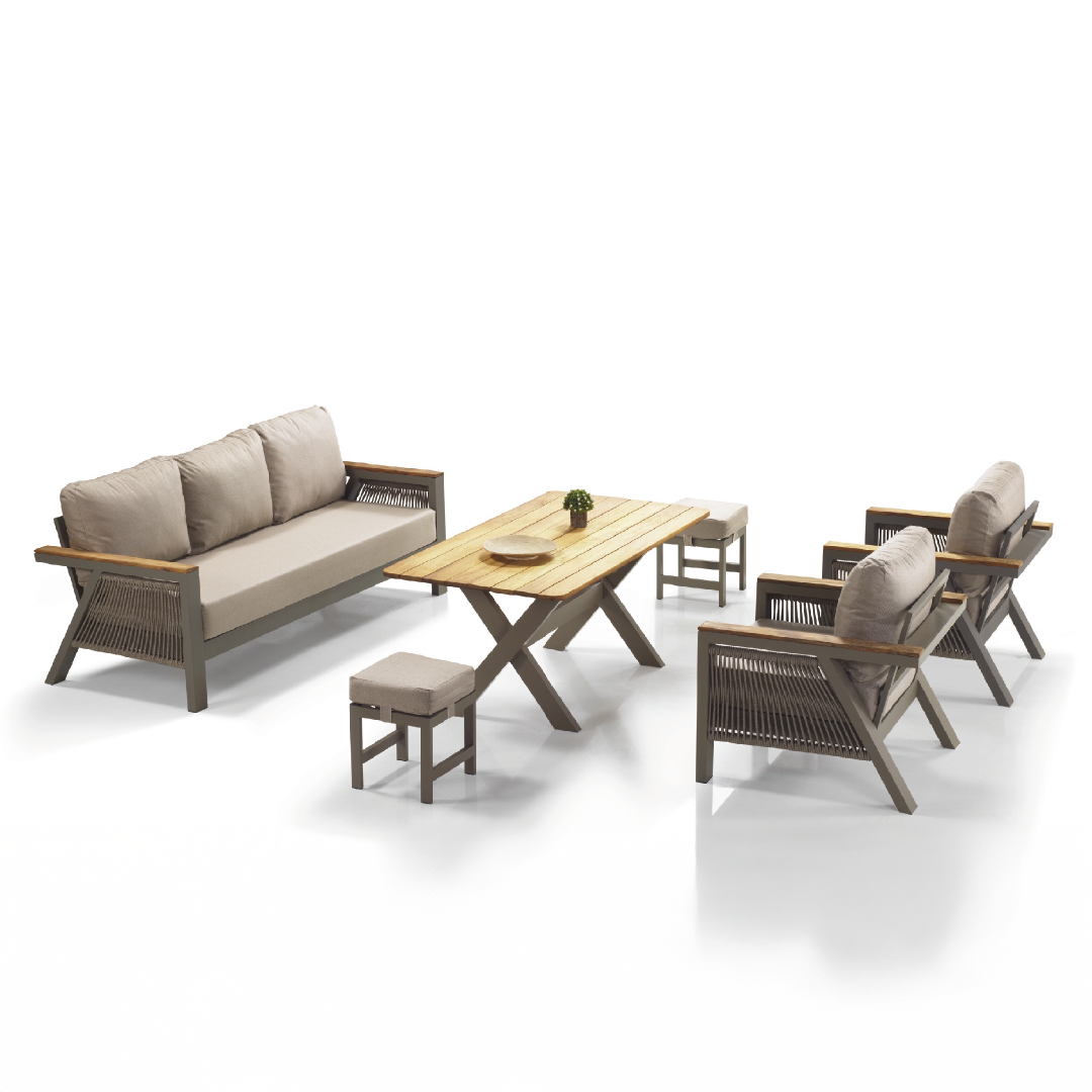 Ecolux LIZBON Aluminyum Oturma Grubu