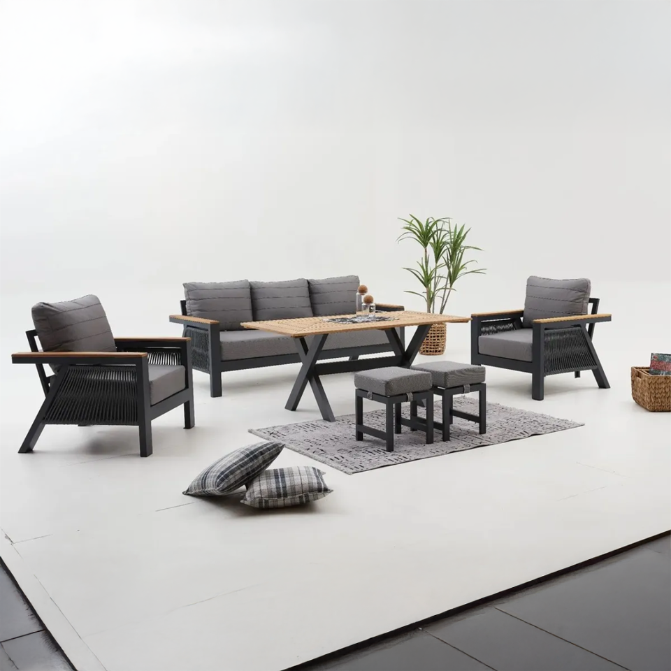 Ecolux LIZBON Aluminyum Oturma Grubu