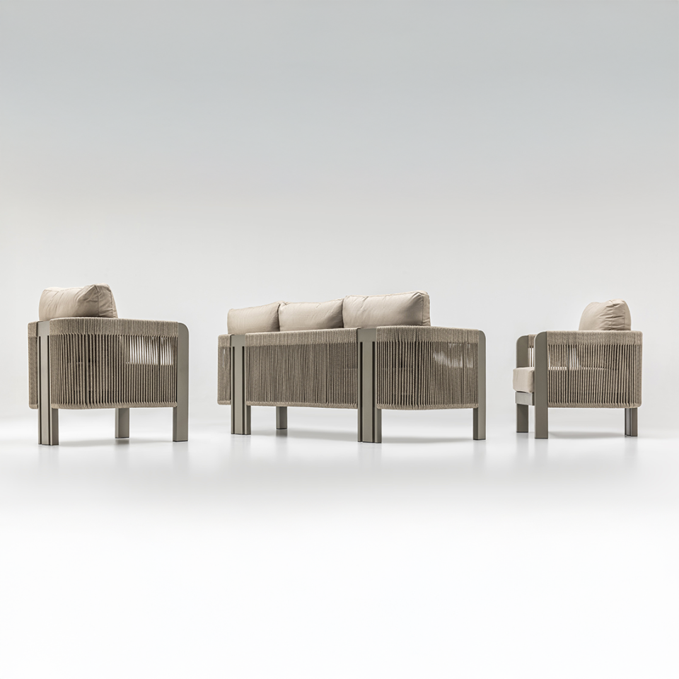 Ecolux JEX Alüminyum Bahçe Balkon Oturma Takımı