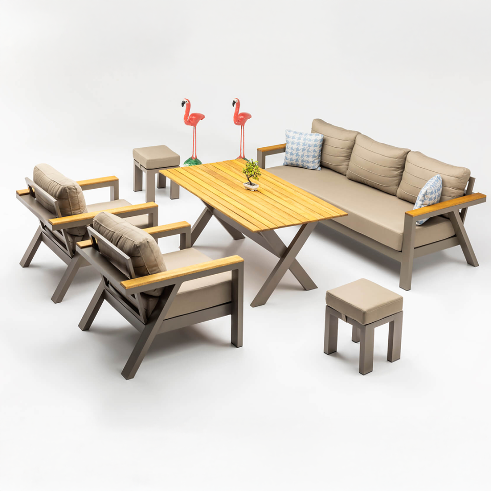 Ecolux MADRID Bahçe Balkon Oturma Grubu