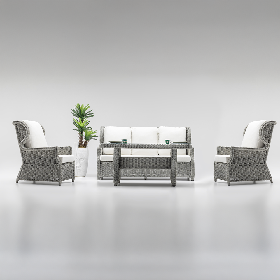 Ecolux JULİET Rattan Bahçe Balkon Oturma Takımı