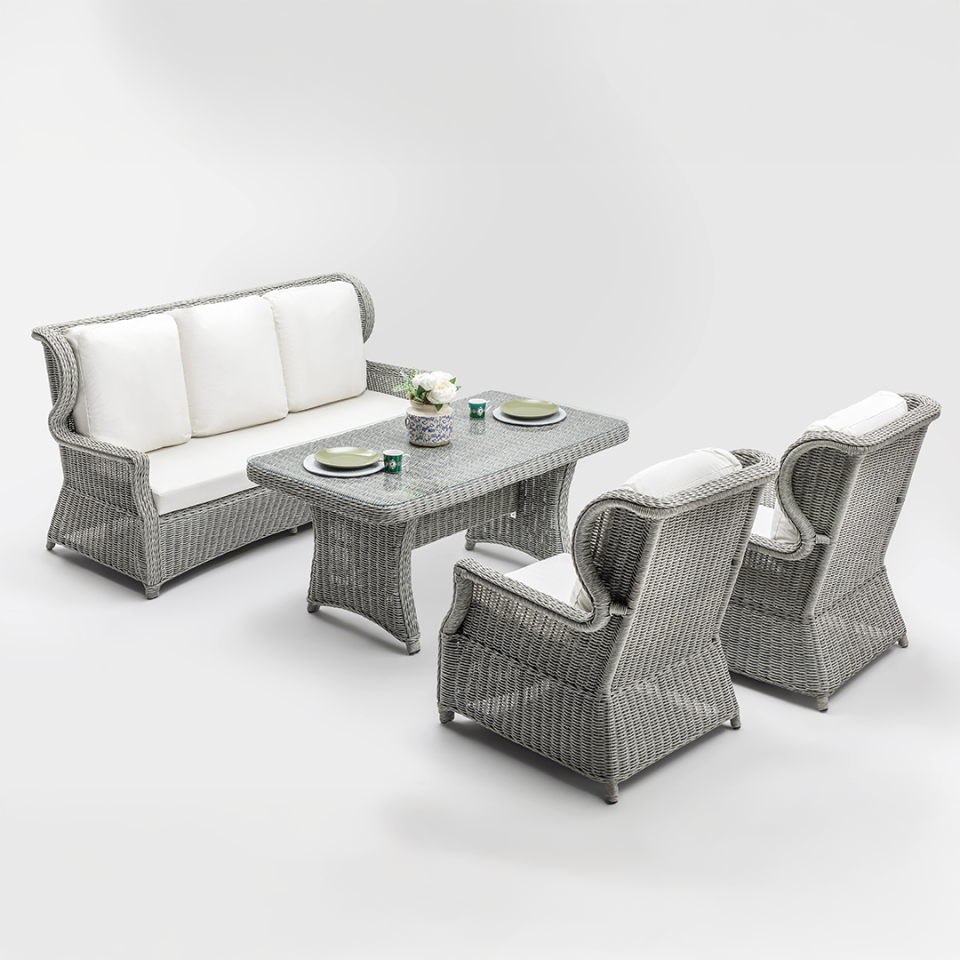 Ecolux JULİET Rattan Bahçe Balkon Oturma Takımı