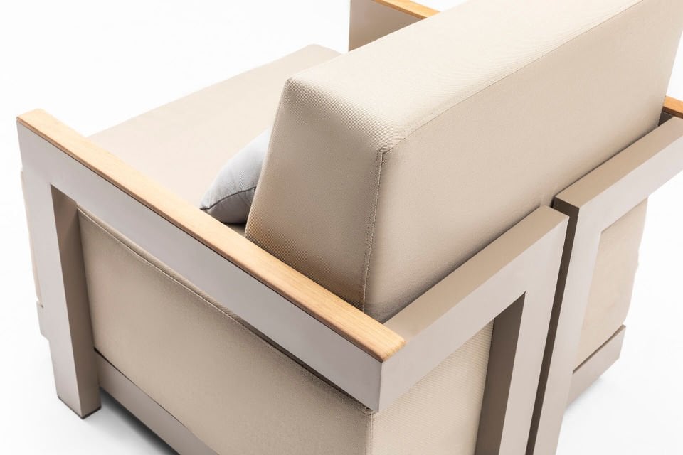 Ecolux TOKYO 3-1-1 Bahçe Balkon Alüminyum Oturma Grubu