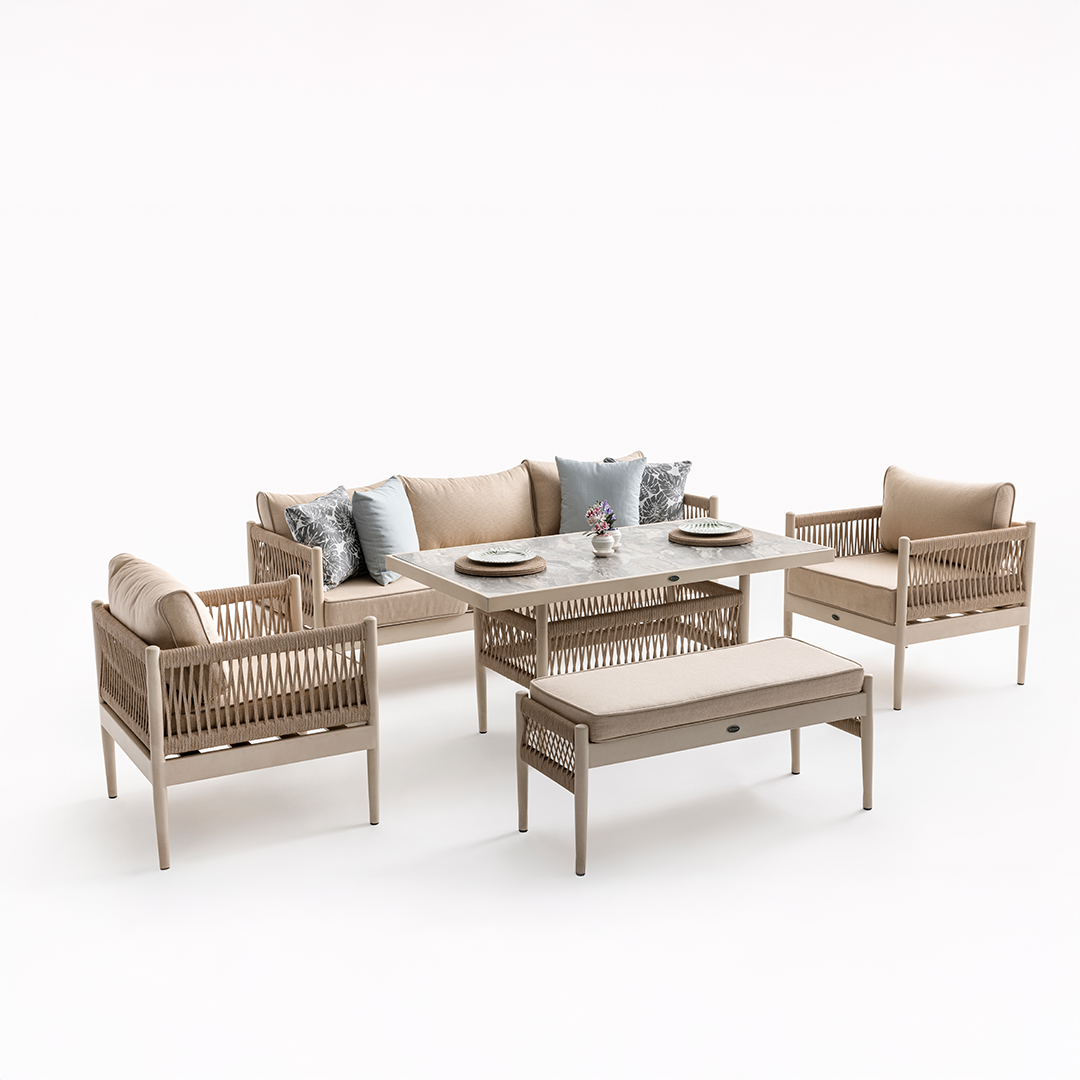 Ecolux LYON 3-1-1 Bahçe & Balkon Oturma Grubu