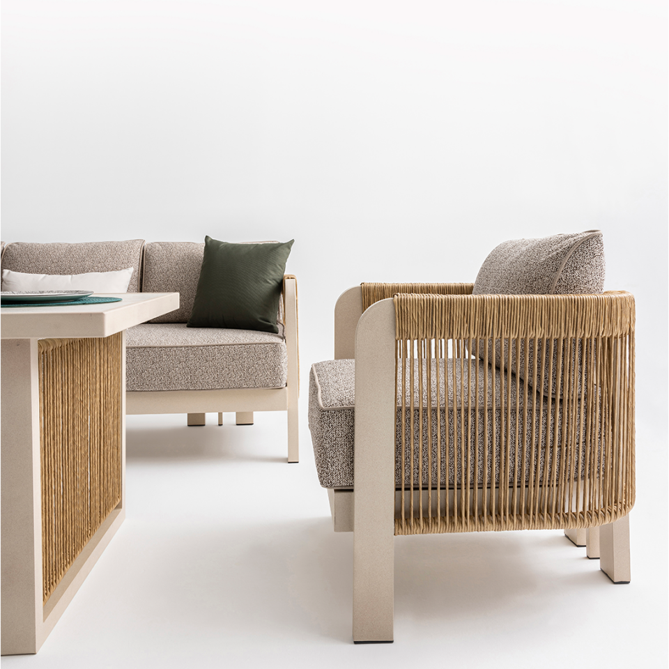 Ecolux ATLAS 3-1-1 Bahçe & Balkon Oturma Grubu