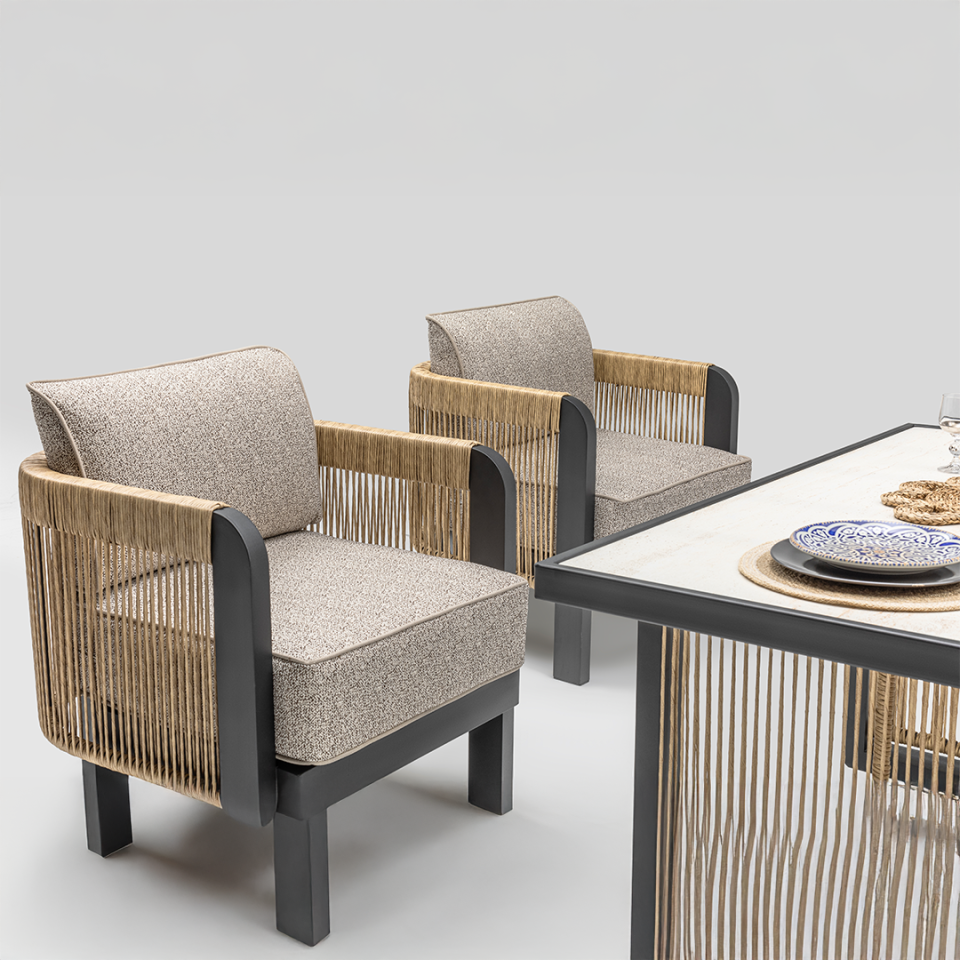 Ecolux ATLAS 3-1-1 Bahçe & Balkon Oturma Grubu