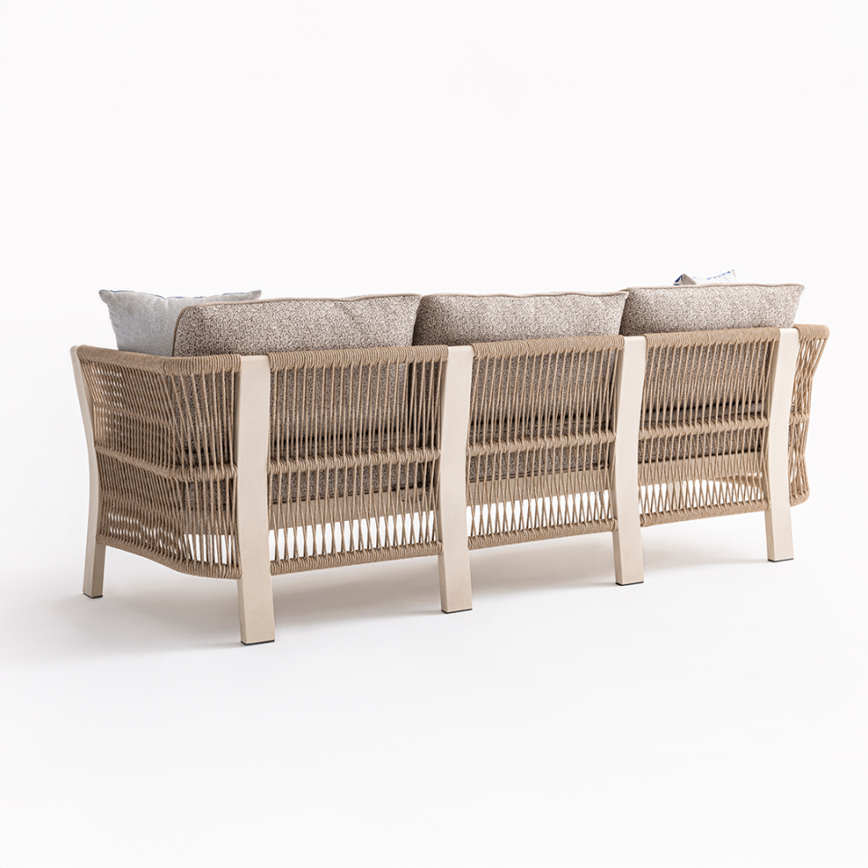 Ecolux FLORENCE HPL Tablalı 3-1-1 Bahçe Balkon Oturma Grubu