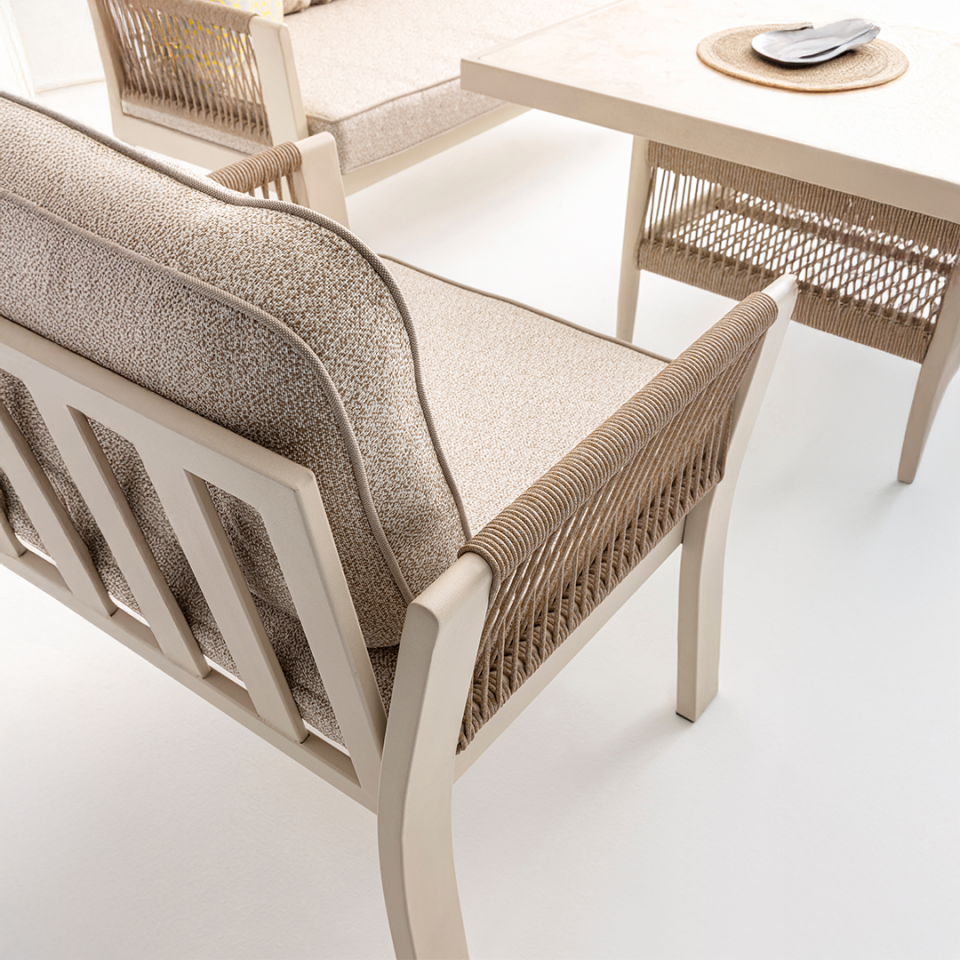 Ecolux ROMA 3-1-1 Bahçe Balkon Oturma Grubu