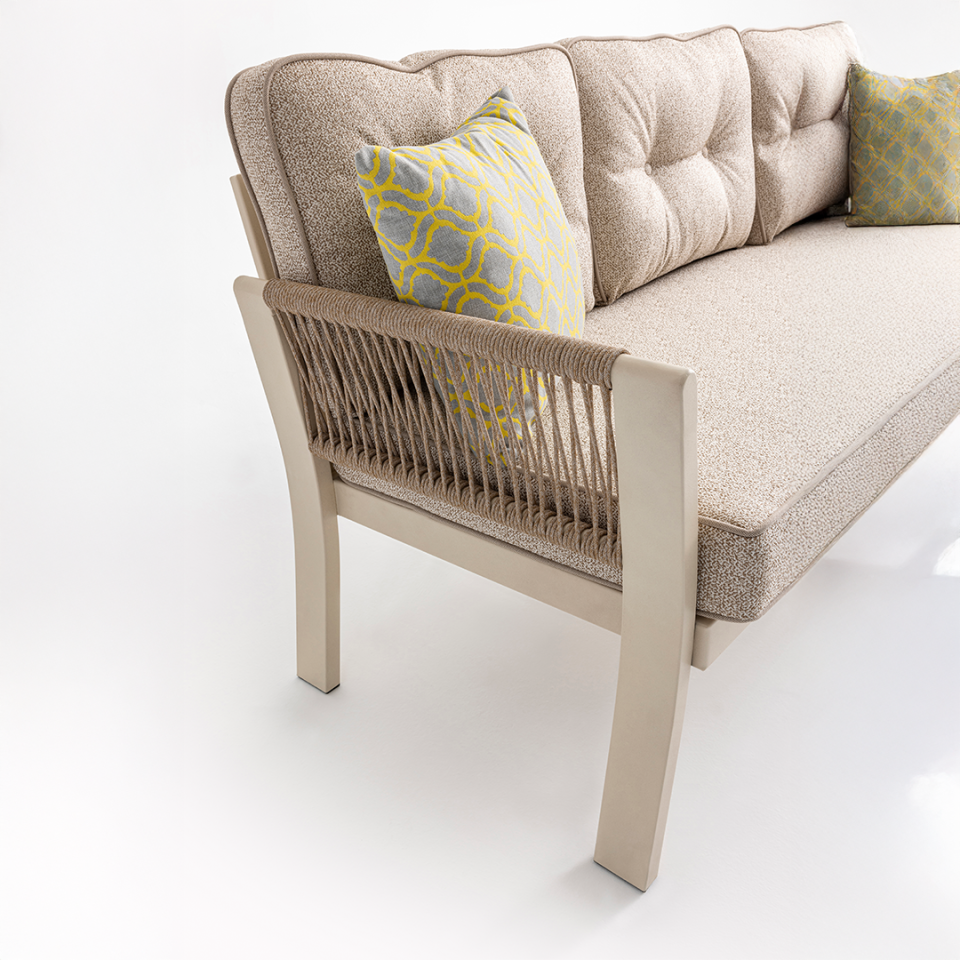 Ecolux ROMA 3-1-1 Bahçe Balkon Oturma Grubu