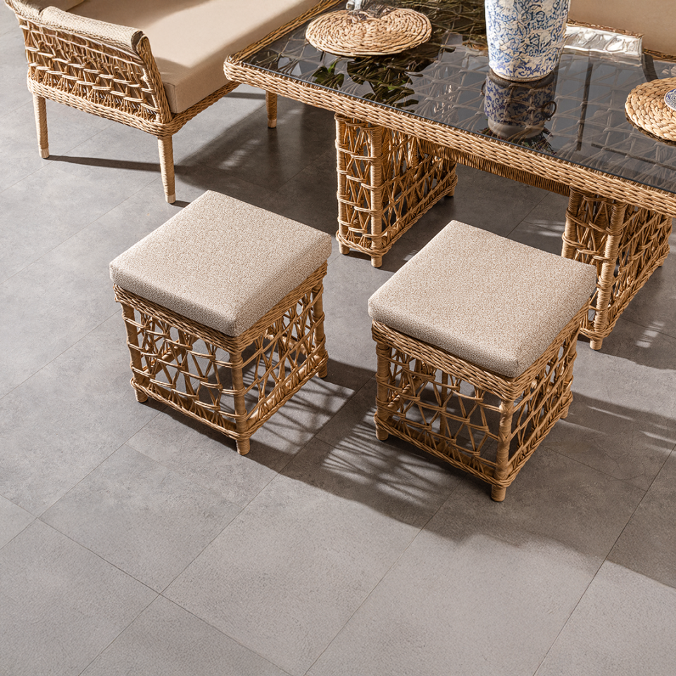 Ecolux MALDIV Bahçe Balkon Rattan Oturma Grubu