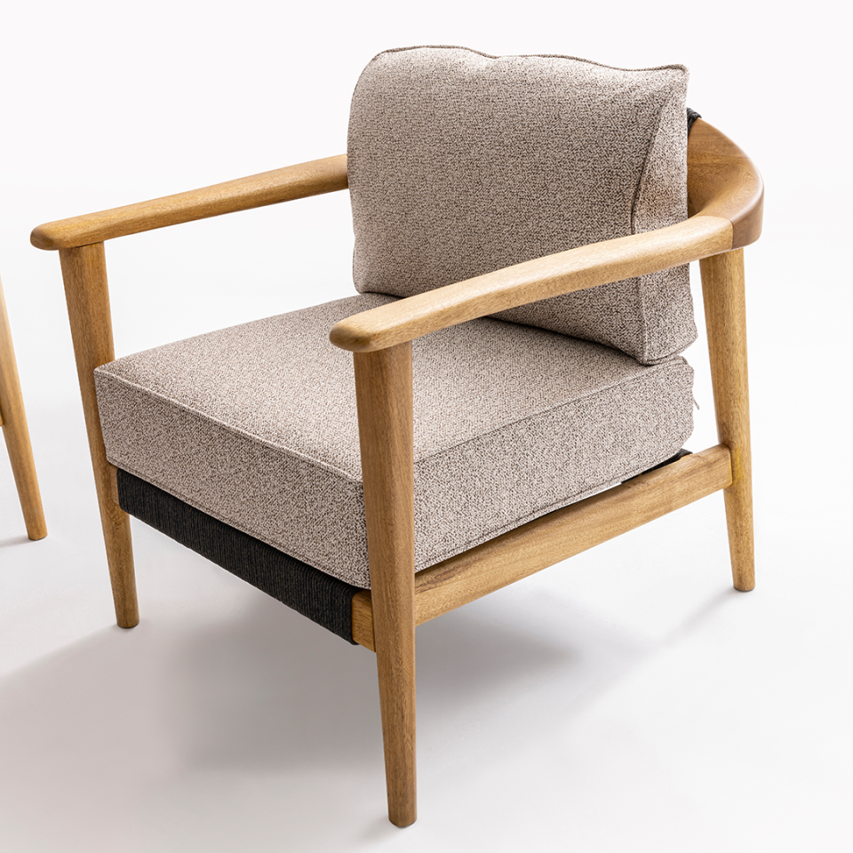 Ecolux APOLLO Bahçe Balkon Ahşap Oturma Grubu