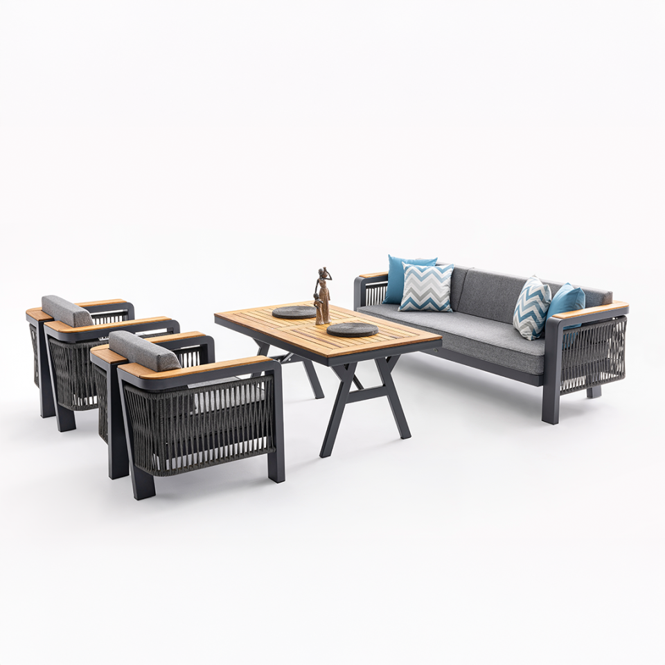 Ecolux ATLANTIS PLUS Alüminyum Bahçe Balkon Oturma Grubu