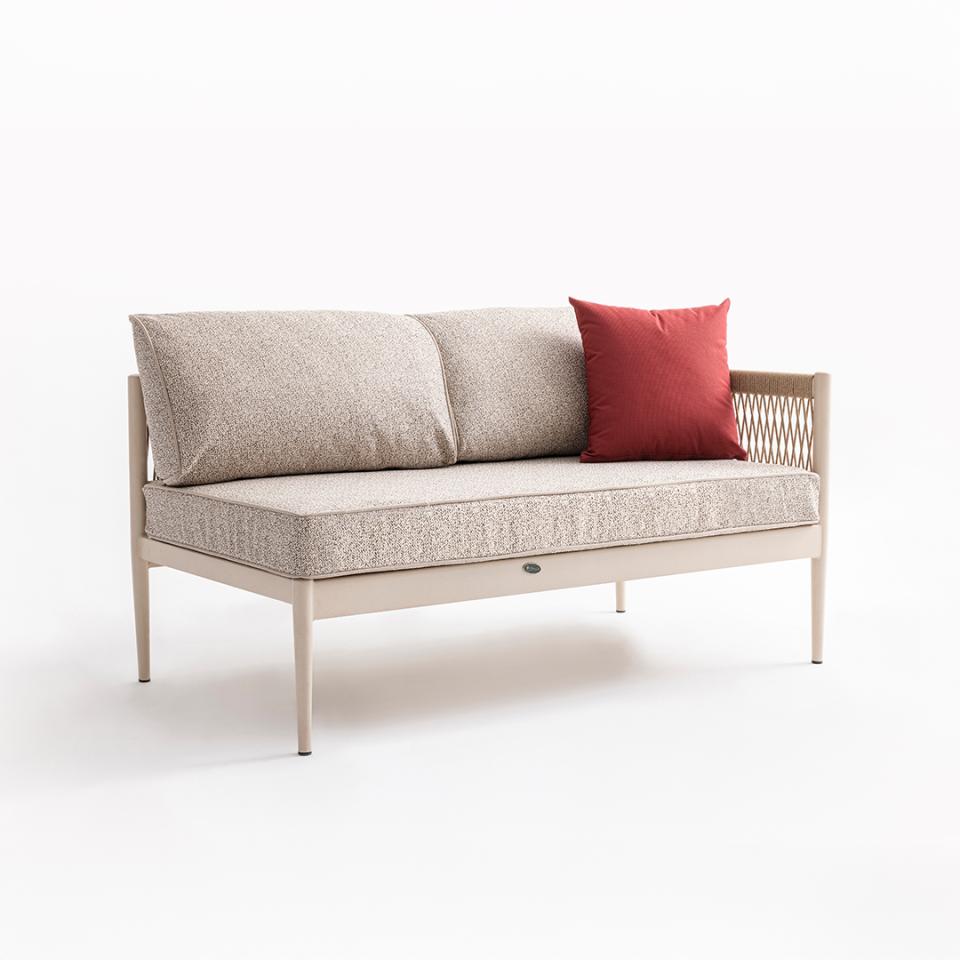 Ecolux LYON Alüminyum Köşe Bahçe Balkon Oturma Grubu