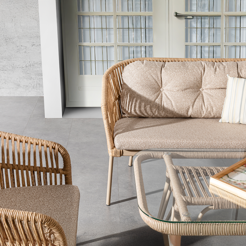 Ecolux STAR Alüminyum 2-1-1 Bahçe Balkon Oturma Grubu