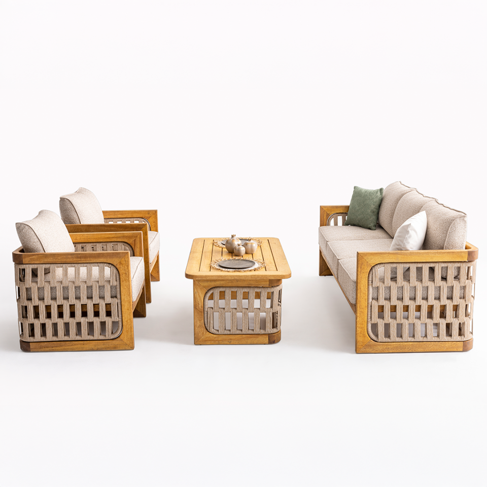 Ecolux ZEUS Ireko Bahçe Balkon Oturma Grubu