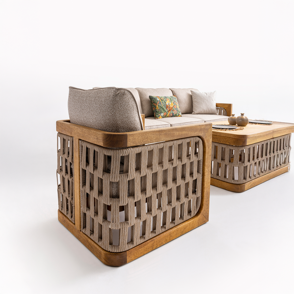 Ecolux ZEUS Ireko Bahçe Balkon Oturma Grubu