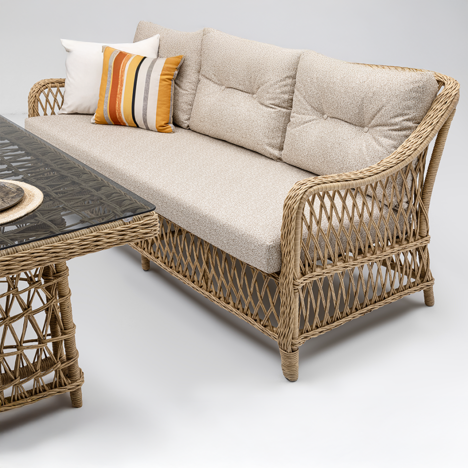 Ecolux MADEO Rattan Bahçe Balkon Oturma Grubu